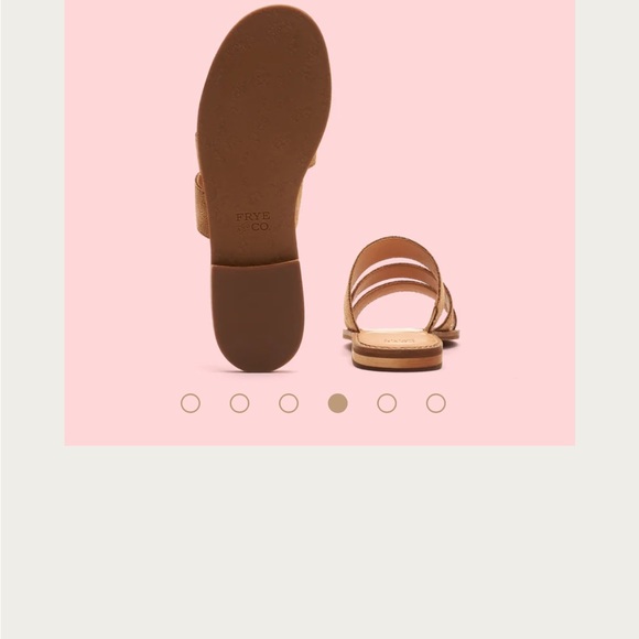 Fry and Co Evie 3 Band Slide Sandal